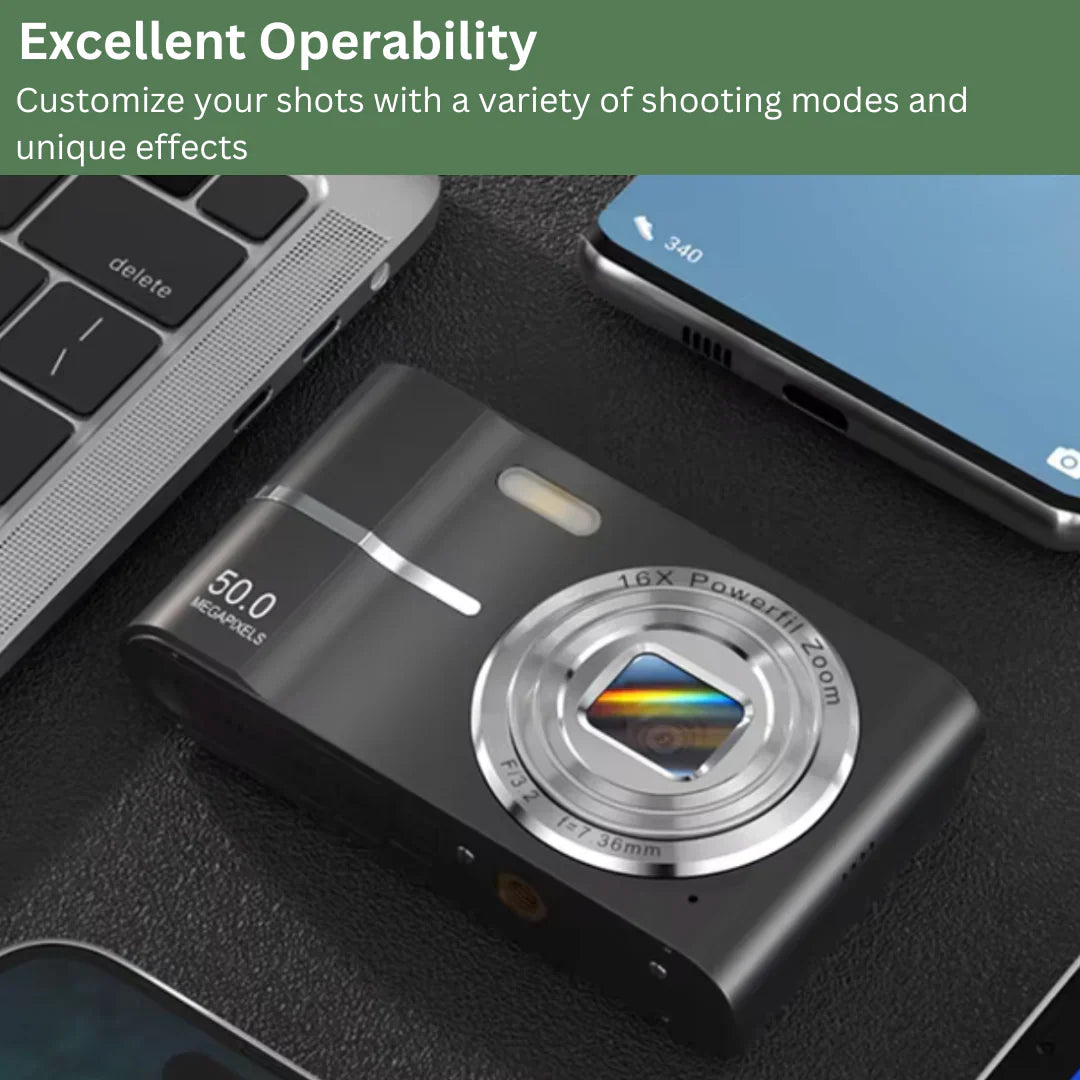 AuraCam™ - 2000's Aesthetic Digital Camera