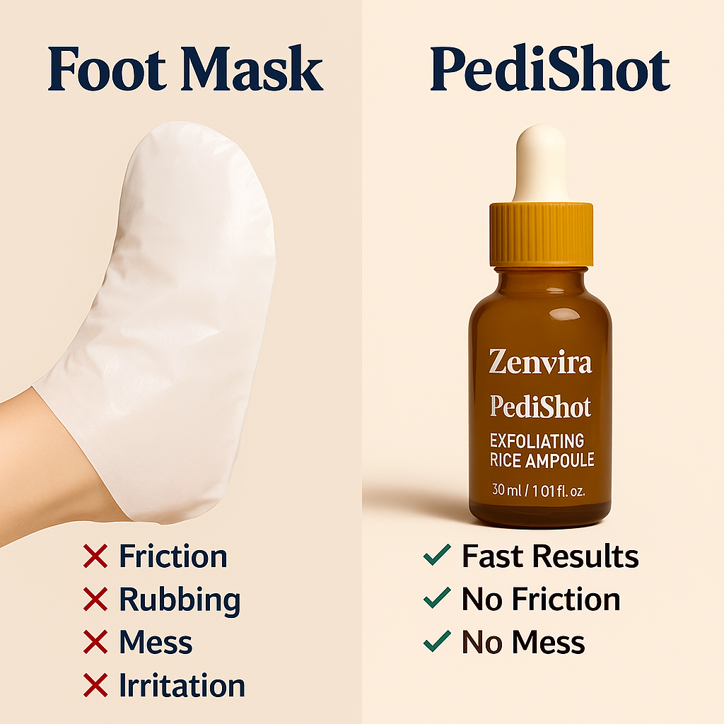 Zenvira PediShot™ - Body Exfoliating Rice Shot Ampoule