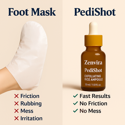 Zenvira PediShot™ - Body Exfoliating Rice Shot Ampoule