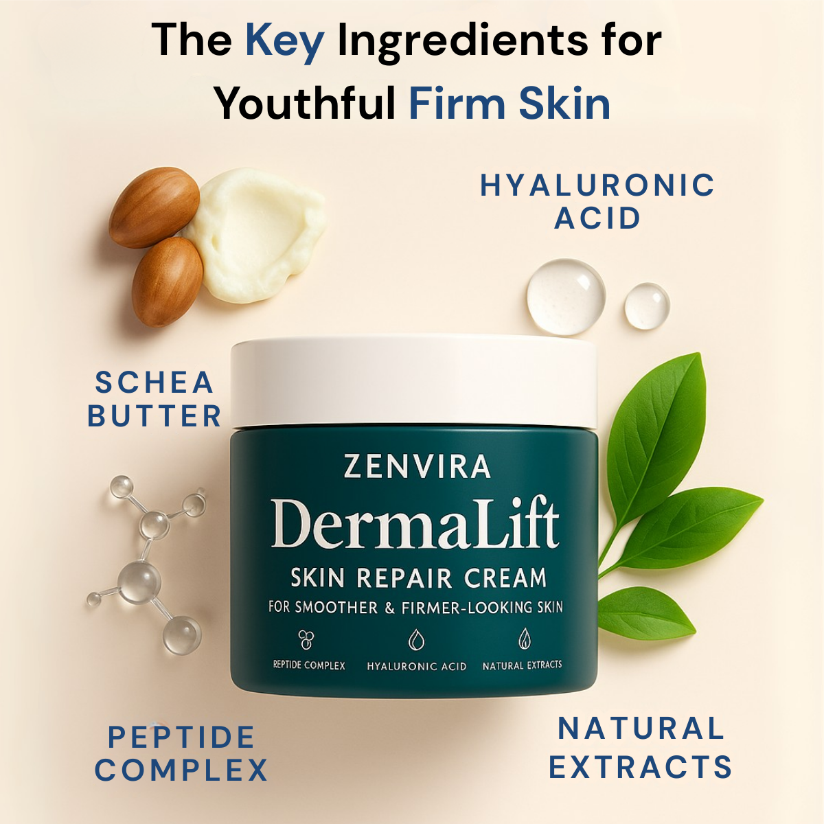 Zenvira DermaLift™ - Visible results in weeks without irritation