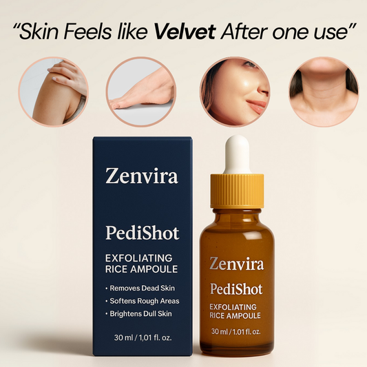 Zenvira PediShot™ - Body Exfoliating Rice Shot Ampoule